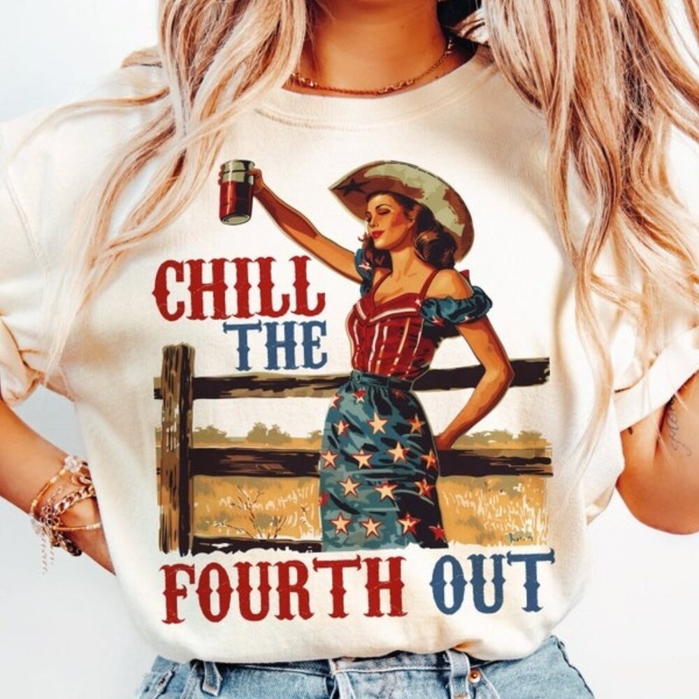 Chill the Fourth Out Shirt - Picture 1 of 3